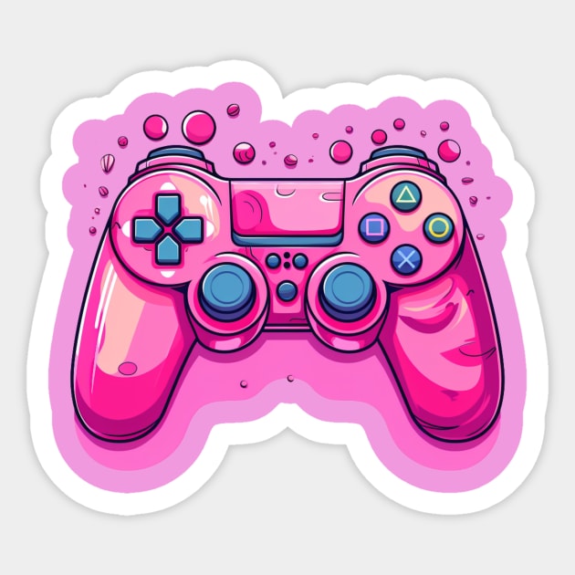 pink joy stick Sticker by hnueng111